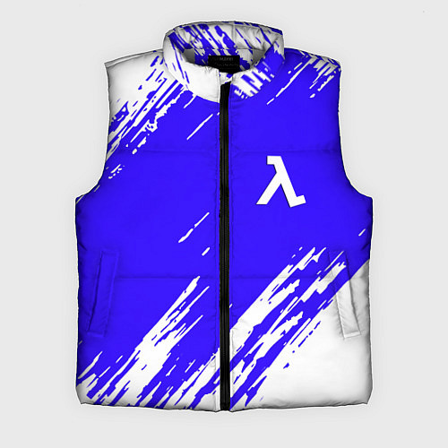 Мужской жилет Half life белые краски / 3D-Светло-серый – фото 1