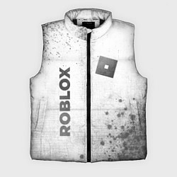 Мужской жилет Roblox - white gradient вертикально, цвет: 3D-черный