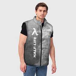 Мужской жилет Half-Life - grey gradient по-вертикали, цвет: 3D-черный — фото 2