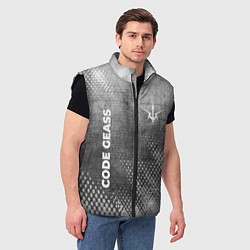 Мужской жилет Code Geass - grey gradient вертикально, цвет: 3D-черный — фото 2