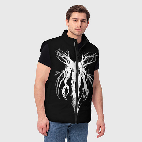 Мужской жилет Dark gothic angel / 3D-Черный – фото 3
