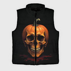 Мужской жилет Череп-тыква для Хэллоуина, цвет: 3D-черный