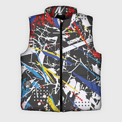 Мужской жилет Дизайнерская абстракция, цвет: 3D-красный