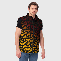 Мужской жилет Marshmello текстура, цвет: 3D-черный — фото 2