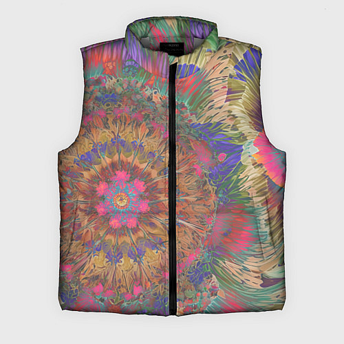 Мужской жилет Калейдоскоп красок / 3D-Светло-серый – фото 1