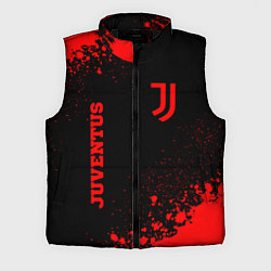 Мужской жилет Juventus - red gradient вертикально, цвет: 3D-черный
