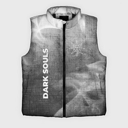 Мужской жилет Dark Souls - grey gradient вертикально, цвет: 3D-черный