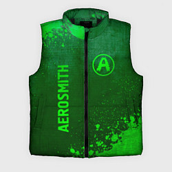Мужской жилет Aerosmith - green gradient вертикально, цвет: 3D-черный