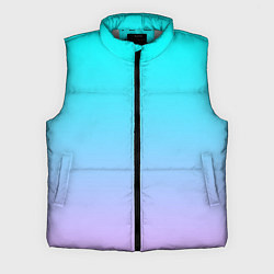 Мужской жилет Неоновые разводы градиента, цвет: 3D-светло-серый