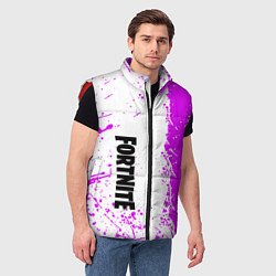 Мужской жилет Fortnite pink color, цвет: 3D-красный — фото 2