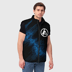 Мужской жилет Linkin Park 2024 звуковая волна, цвет: 3D-черный — фото 2