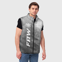 Мужской жилет FAW - grey gradient по-вертикали, цвет: 3D-черный — фото 2