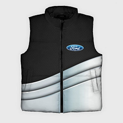 Мужской жилет FORD metal texture, цвет: 3D-черный