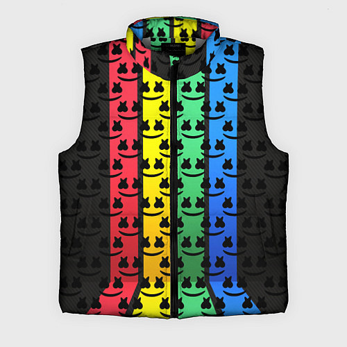 Мужской жилет Marshmello neon music dj / 3D-Светло-серый – фото 1