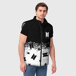 Мужской жилет Marshmello dj pattern краски, цвет: 3D-светло-серый — фото 2