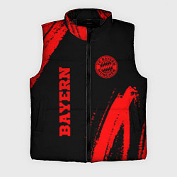 Мужской жилет Bayern - red gradient вертикально, цвет: 3D-черный