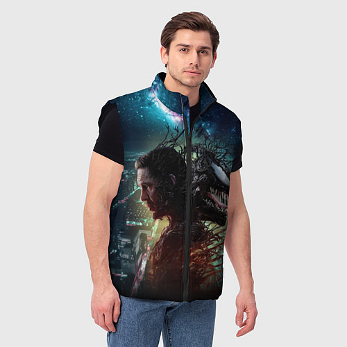 Мужской жилет Веном и Эдди / 3D-Черный – фото 3