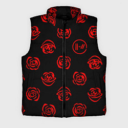 Мужской жилет Twenty one pilots rose pattern