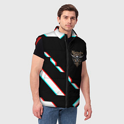 Мужской жилет Baldurs Gate geometry glitch, цвет: 3D-красный — фото 2