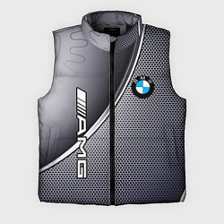 Мужской жилет BMW metalic auto metal, цвет: 3D-черный