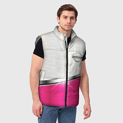Мужской жилет Nissan auto metal, цвет: 3D-светло-серый — фото 2