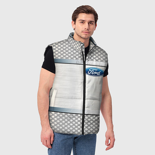 Мужской жилет FORD metal steel auto / 3D-Черный – фото 3