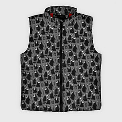 Мужской жилет Чумной доктор - паттерн, цвет: 3D-красный