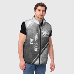 Мужской жилет The Offspring - grey gradient вертикально, цвет: 3D-черный — фото 2
