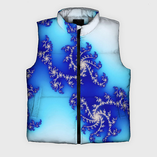 Мужской жилет Психоделика холодный узоры / 3D-Светло-серый – фото 1