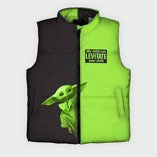 Мужской жилет Child Grogu / 3D-Светло-серый – фото 1