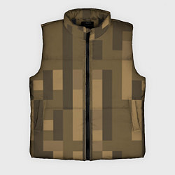 Мужской жилет Wood - Minecraft, цвет: 3D-черный