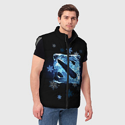 Мужской жилет Dota 2 - ice, цвет: 3D-светло-серый — фото 2
