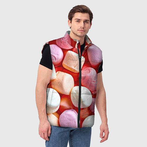 Мужской жилет Маршмэллоу / 3D-Черный – фото 3