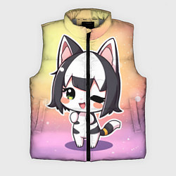 Мужской жилет Куроми на радужном фоне, цвет: 3D-светло-серый