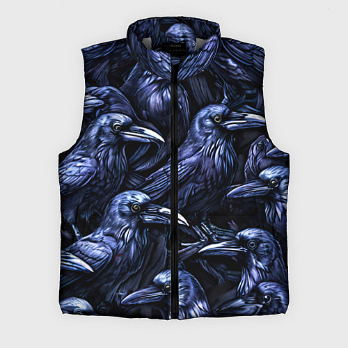 Мужской жилет Черные вороны / 3D-Светло-серый – фото 1