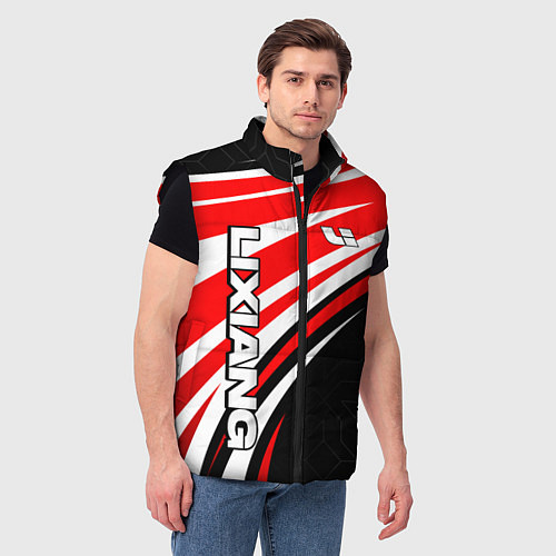 Мужской жилет Lixiang- red sport uniform / 3D-Черный – фото 3