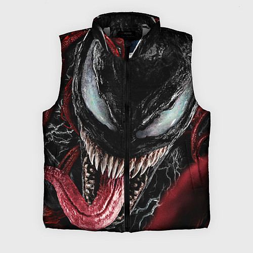 Мужской жилет Веном с языком / 3D-Светло-серый – фото 1