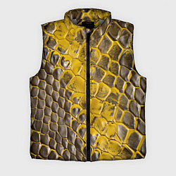 Мужской жилет Красивая кожа змеи, цвет: 3D-светло-серый