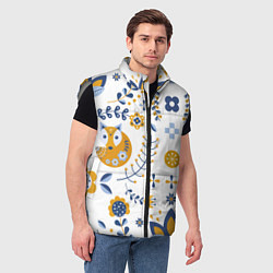 Мужской жилет Скандинавский узор, цвет: 3D-светло-серый — фото 2