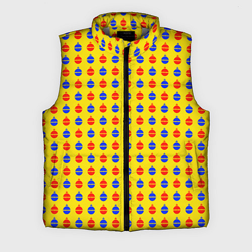 Мужской жилет Яркие шары / 3D-Светло-серый – фото 1