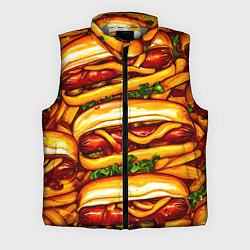 Мужской жилет Хот-доги, цвет: 3D-светло-серый