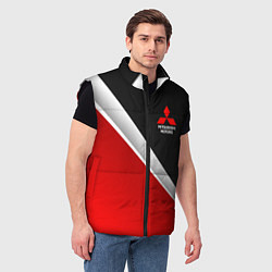 Мужской жилет Mitsubishi - черный и красный, цвет: 3D-черный — фото 2