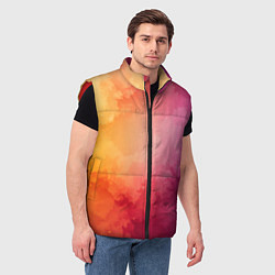 Мужской жилет Облака краски, цвет: 3D-красный — фото 2