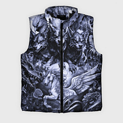 Мужской жилет Мифические существа с стиле тату, цвет: 3D-черный