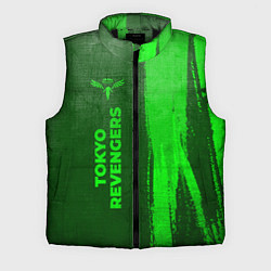 Мужской жилет Tokyo Revengers - green gradient по-вертикали, цвет: 3D-черный