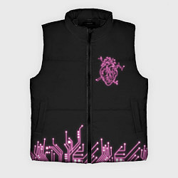 Мужской жилет Киберсердце, цвет: 3D-черный