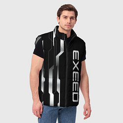 Мужской жилет Exeed - металлические полосы, цвет: 3D-светло-серый — фото 2