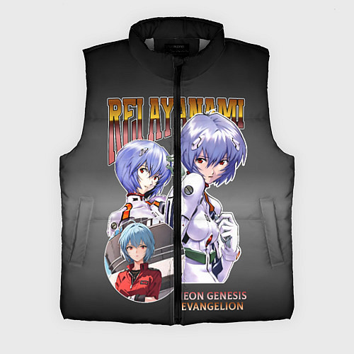 Мужской жилет Евангелион Аянами Рей / 3D-Светло-серый – фото 1