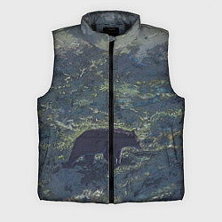 Мужской жилет Медведь идёт, цвет: 3D-черный