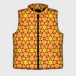 Мужской жилет Индийский орнамент, цвет: 3D-черный